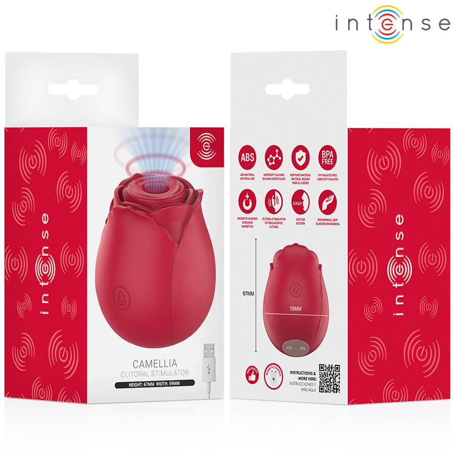 Rose de Succion Clitoridienne Intense — vue rapprochée