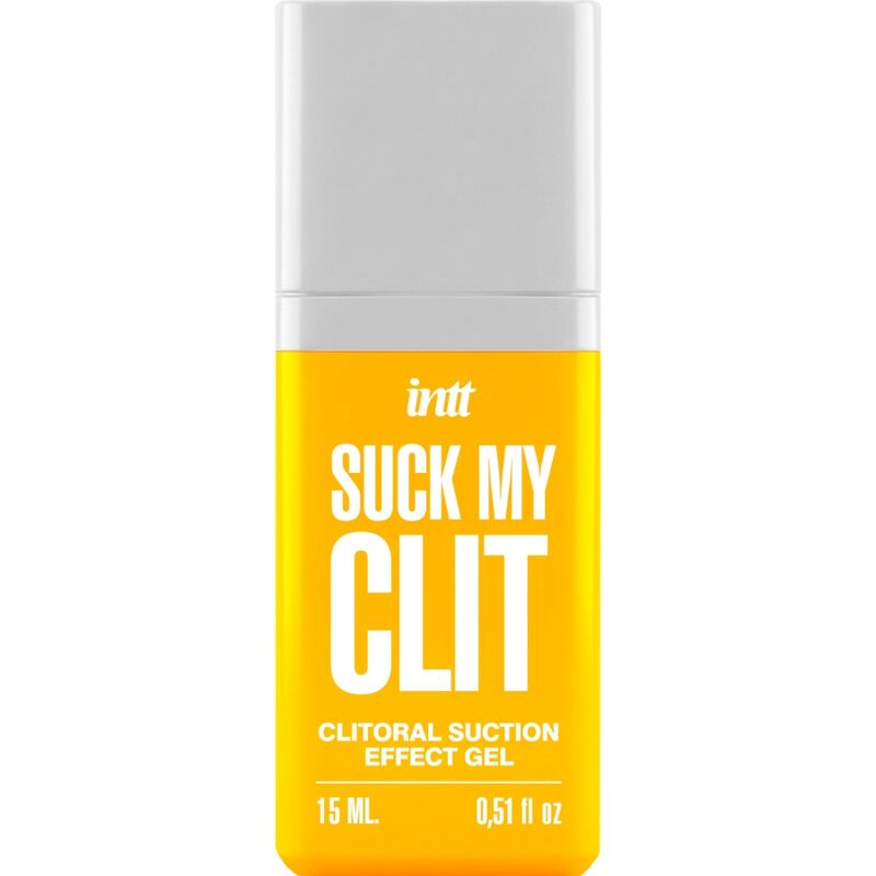 Suck My Clit gel effet succion mangue tropicale — flacon vu de trois quarts