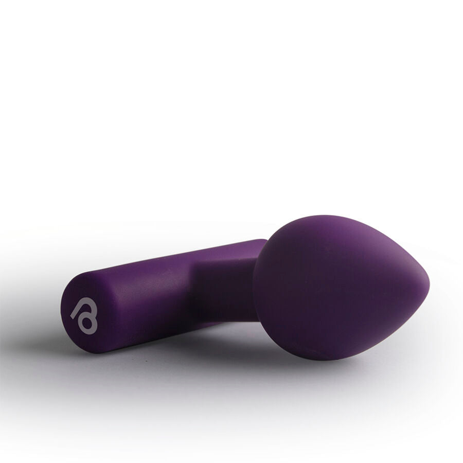 Plug vibrant Nova Astryx violet aubergine couché, logo Rocks Off visible sur la base