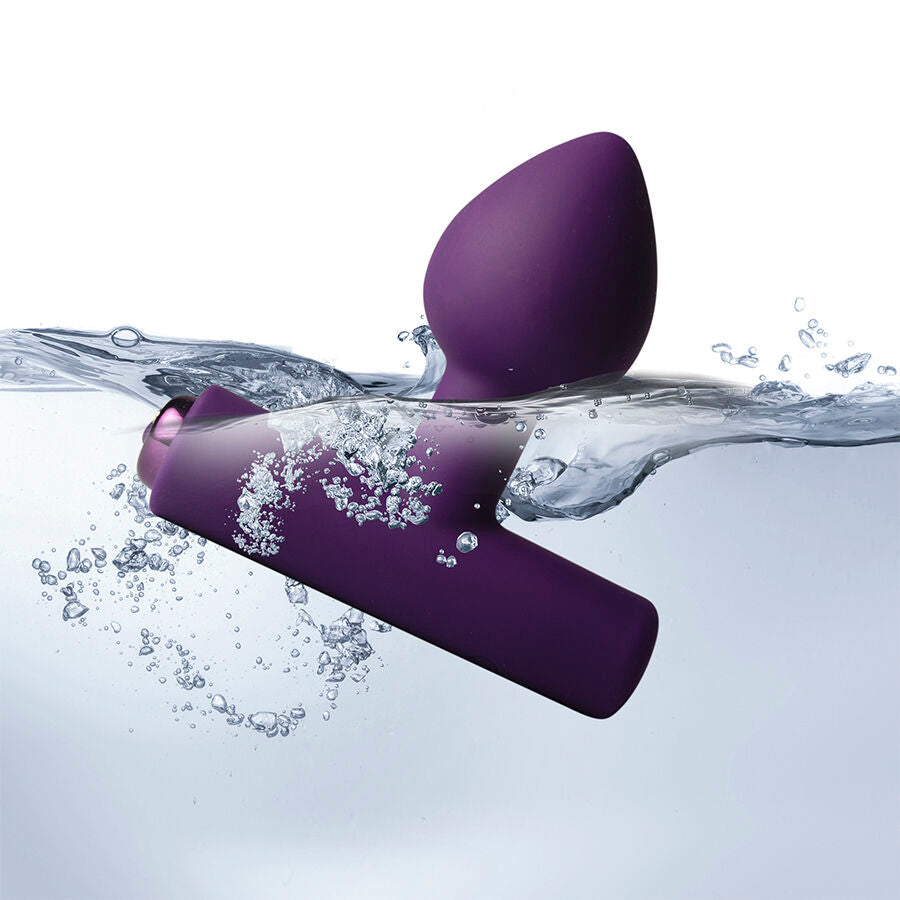 Plug vibrant Nova Astryx violet aubergine flottant à la surface de l'eau