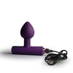 Plug vibrant Nova Astryx violet aubergine, vue de trois quarts