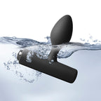 Plug vibrant Nova Solaris noir à moitié immergé, éclaboussures d'eau
