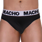 String noir Macho MTG002, gros plan sur l'avant