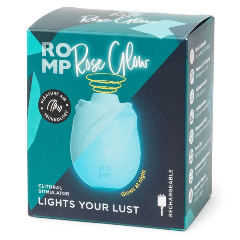 Stimulateur clitoridien par succion en forme de rose — vue de profil 2