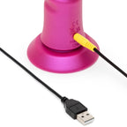 Vibromasseur à ventouse mouvements va-et-vient — vue de dos