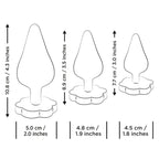 Kit de plugs anaux progressifs en silicone Luster — emballage produit