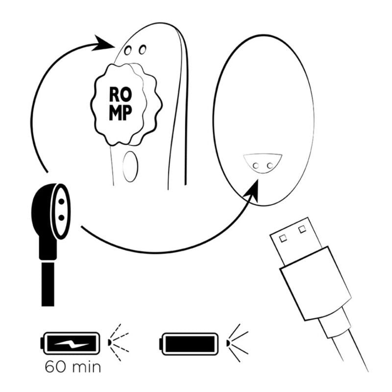 Culotte vibrante magnétique télécommandée — finition matière