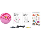 Vibromasseur lapin rotatif et clitoridien — vue de profil 2