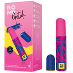 Mini vibromasseur clitoridien discret rouge à lèvres — détail base