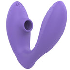 Stimulateur point G vibrant et succion clitoridienne Reverb — vue de profil