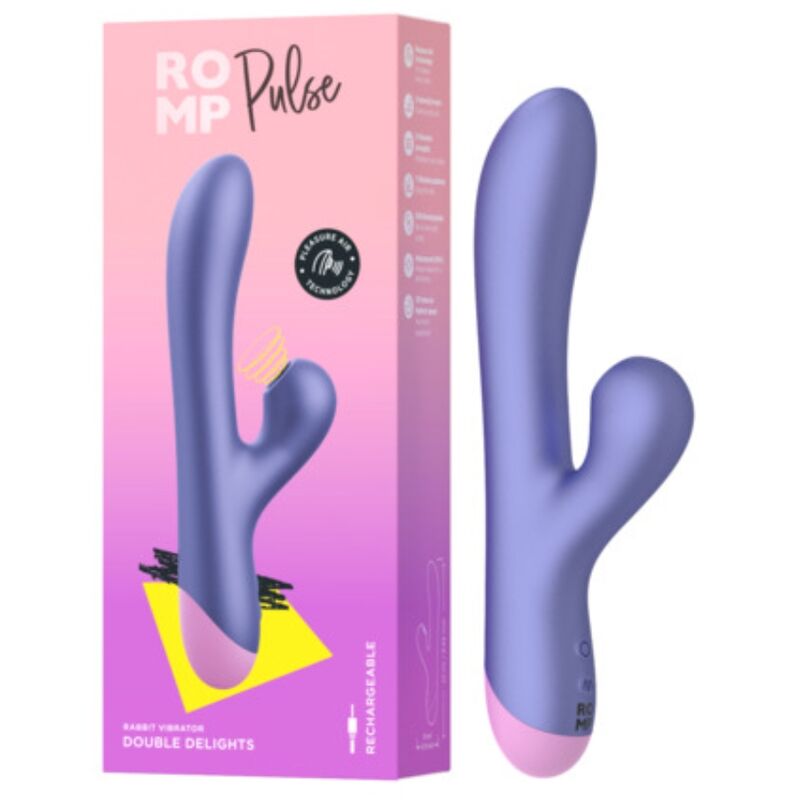 Vibromasseur double stimulation point G et succion Pulse — angle alternatif