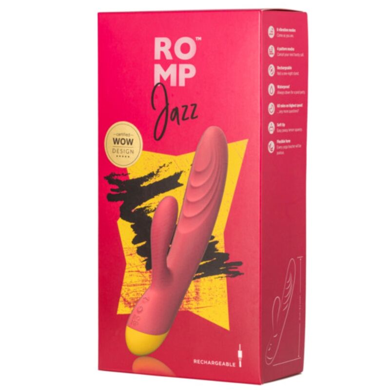 Vibromasseur lapin rechargeable double stimulation — finition matière