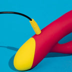 Vibromasseur lapin rechargeable double stimulation — vue rapprochée