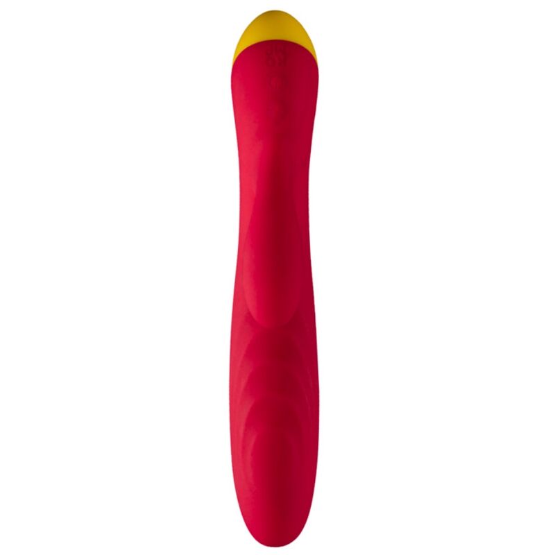 Vibromasseur lapin rechargeable double stimulation — détail texture surface