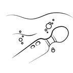 Wand vibrant silencieux 10 modes — détail base