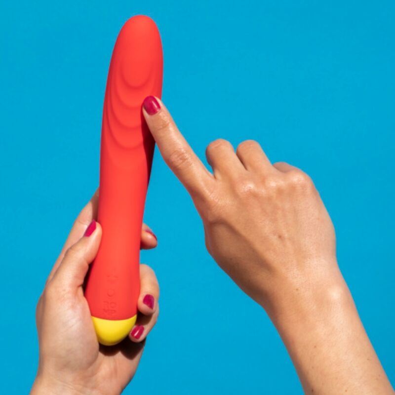 Vibromasseur point G tête incurvée — comparatif dimensionnel