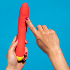 Vibromasseur point G tête incurvée — comparatif dimensionnel