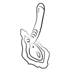 Vibromasseur point G tête incurvée — détail base