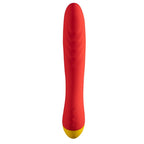 Vibromasseur point G tête incurvée — détail texture surface