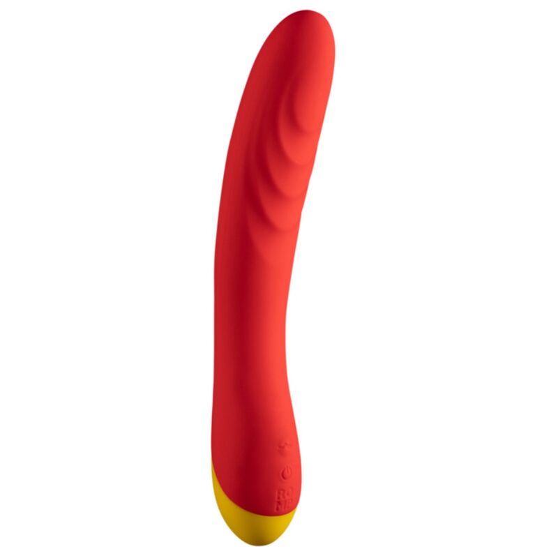 Vibromasseur point G tête incurvée — vue de profil