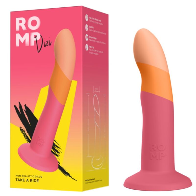 Gode ventouse en silicone tricolore — détail base