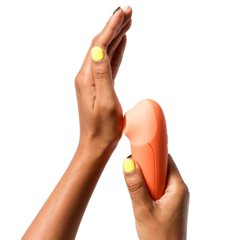Stimulateur clitoridien à tête articulée Switch X en silicon — vue de profil