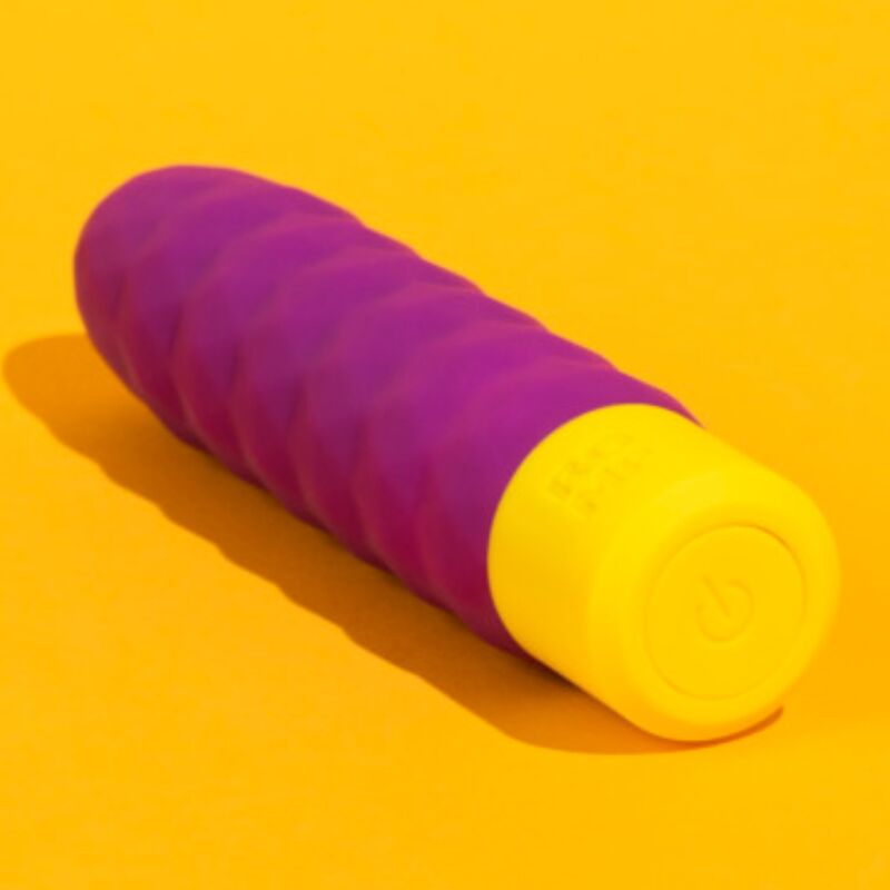 Mini vibromasseur balle nervuré — détail produit