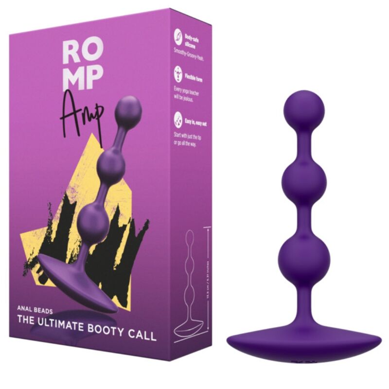 Chapelet anal en silicone flexible — angle alternatif