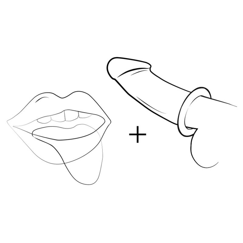 Trio d'anneaux péniens en silicone Remix — détail base