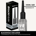 Applicateur de lubrifiant anal taille L — packaging et rendu du produit, format 100 ml