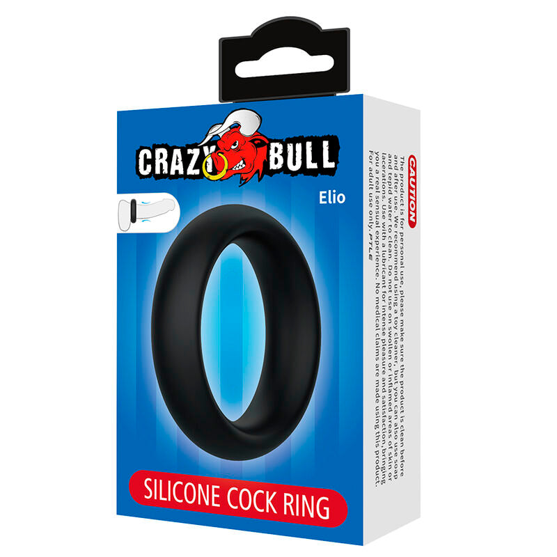 Emballage seul du Crazy Bull Elio, mention Silicone Cock Ring