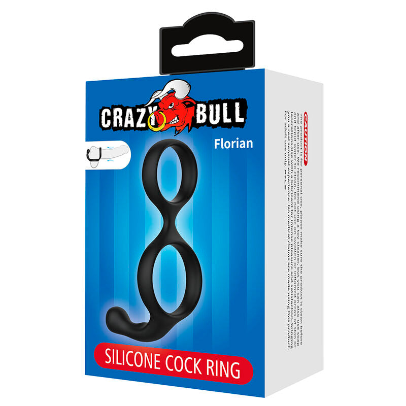 Emballage seul du Crazy Bull Florian, mention Silicone Cock Ring