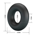 Schéma des dimensions de l'anneau Urban : 61 mm de diamètre extérieur, 27 mm de diamètre intérieur, 17 mm d'épaisseur de bande