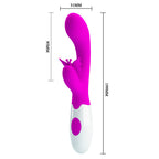 Schéma des dimensions du vibrateur : 199 mm de longueur totale, 95 mm de hampe, 31 mm de diamètre