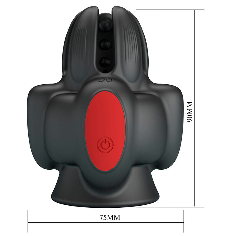 Schéma dimensionnel du Wyatt : 90 mm de hauteur et 75 mm de largeur