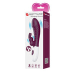 Emballage du Naughty Bunny Pretty Love, accroche cœur, pictogrammes de fonctions et QR code