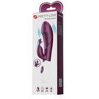 Emballage du vibrateur lapin Rogue Muse violet, boîte Pretty Love Rasmussen avec fenêtre en forme de cœur