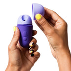 Stimulateur clitoridien rechargeable avec couvercle de prote — vue de dos