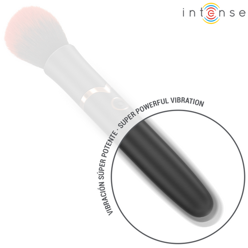 Vibromasseur brosse Emilia Intense silicone ABS — vue de profil