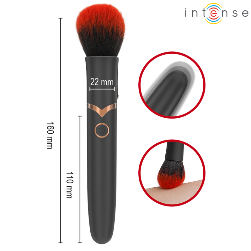 Pinceau de maquillage vibrant