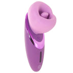 Stimulateur clitoridien Fantasy For Her violet, embout en forme de cœur incliné vers le haut