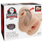 Boîte du masturbateur vibrant PDX Plus Double Pounder Stroke & Squeeze