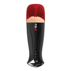 Masturbateur automatique PDX Elite Fuck-O-Matic Pro XL vu de dessus, coussinet à picots et boutons de commande