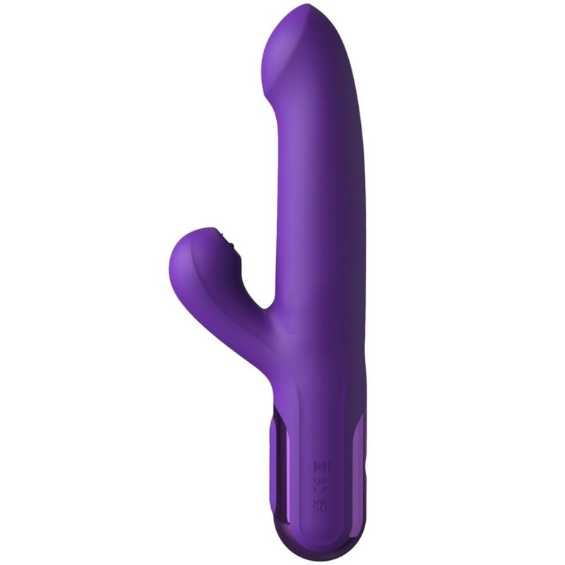Vibrateur lapin Fantasy for Her Super Sonix Thruster violet, vue de profil sur fond blanc