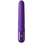 Vibrateur lapin Fantasy for Her Super Sonix Thruster violet, extrémité arrière avec logo de recharge