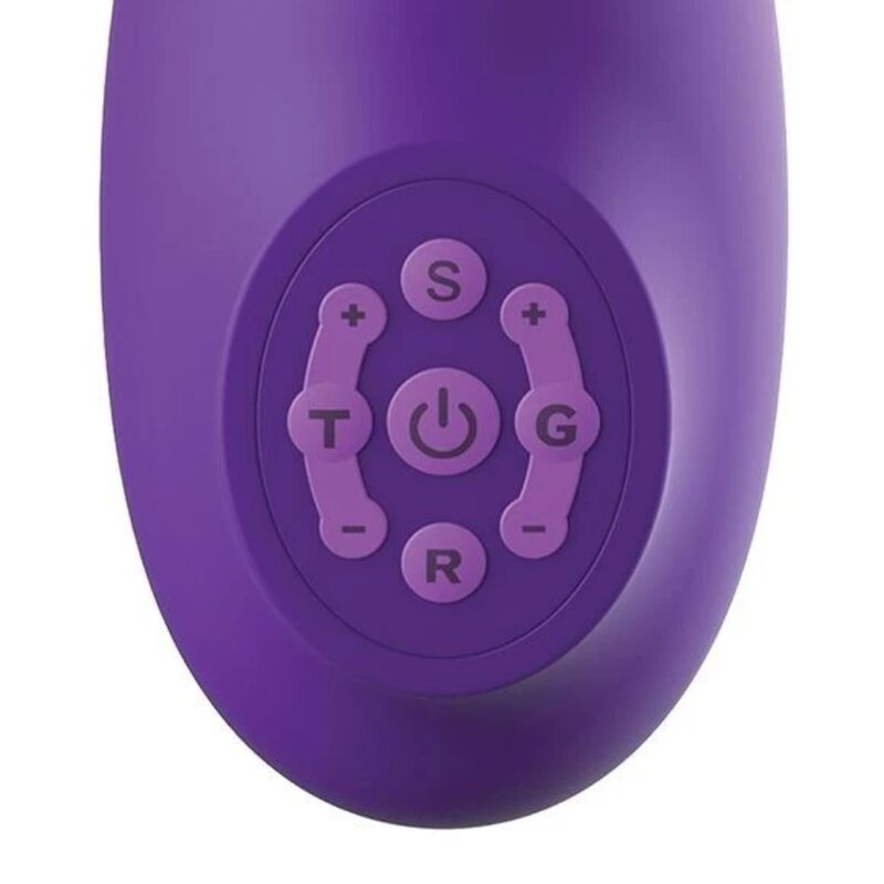 Gros plan sur le panneau de commandes tactile du vibrateur lapin Fantasy for Her Pro Plus Ultimate Pleasure