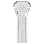 Manchon interne transparent du PDX Viewtube Vac XXL, vue de face montrant la texture nervurée