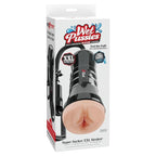 Emballage du PDX Extreme Wet Pussies Super Sucker XXL Stroker, boîte blanche montrant le produit et l'ouverture vaginale réaliste