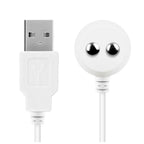 Câble de charge magnétique blanc à connecteur USB