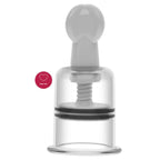 Ventouse transparente mamelon et clitoris She.E.O, vue de face seule